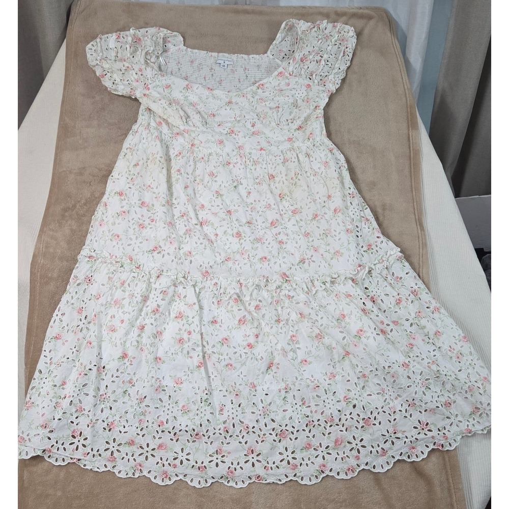 Love Shack Fancy X Target Edena Mini Dress Women's Size 22W Ivory/White GOOD